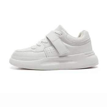 2024 New Style Women Tennis Running Shoes Comfortable Lace up Casual Shoes Fashion White PU Leather Sneakers Walking Shoes - Image 8