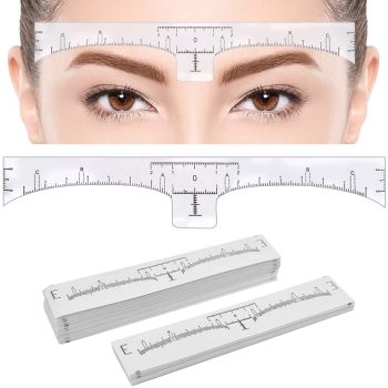 Règle de tatouage PMU jetable pour microblading de sourcils transparents - Image 4