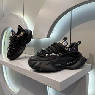 Hommes printemps automne nouveau Original papa chaussures hauteur augmentant anti-dérapant résistant à l'usure sport décontracté mode caoutchouc marche maille