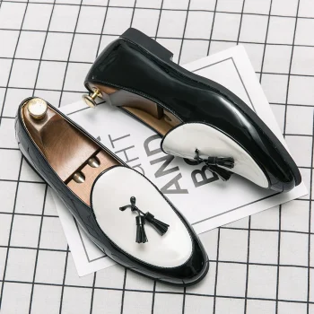 Size 46 47 Flat Leisure Slip on Fashion Comfortable Tassels Men Loafers Casual Shoes - Image 7