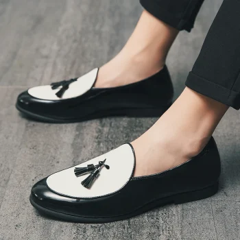 Size 46 47 Flat Leisure Slip on Fashion Comfortable Tassels Men Loafers Casual Shoes - Image 6