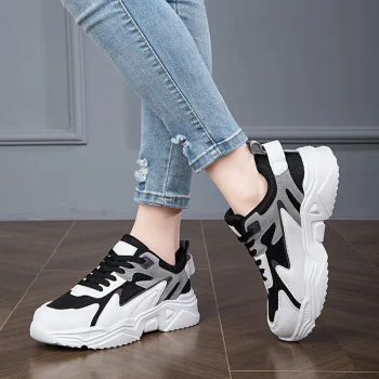 High Platform Sneakers Women 2024 Thick Sole Sports Ladies Trainers Vulcanized Shoes Woman Chunky Sneakers Zapatillas Mujer - Image 6
