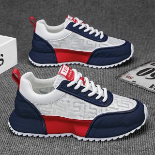 Chaussures de course en plein air décontractées pour hommes, chaussures de marche légères et respirantes pour le printemps et l'été, vente en gros, bon prix