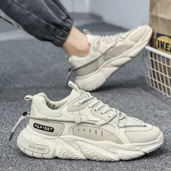 New Mesh Breathable Platform Casual Shoes Men All-match Sneakers Man Height Increasing Daddy Shoes Fashion Sport Shoes - Image 3