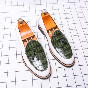 Wedding Party Footwear Casual Slip on Comfortable Lightweight Durable Tassel Loafer Shoes for Men - Image 7