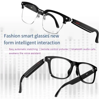 Bluetooth Smart Glasses With Automatic Adjustment Wireless Bluetooth Headset Anti Blue Light Sunglasses Man Woman Waterproof