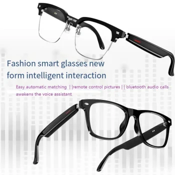 Bluetooth Smart Glasses With Automatic Adjustment Wireless Bluetooth Headset Anti Blue Light Sunglasses Man Woman Waterproof