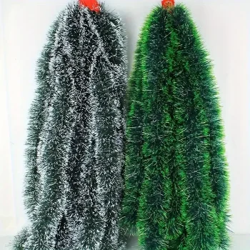 60/2m Christmas Green Cane Ribbons Garland Xmas Tree Ornaments Cane Ribbon Wreath Hanging Pendents DIY Home Party Decor Supplies - Image 5