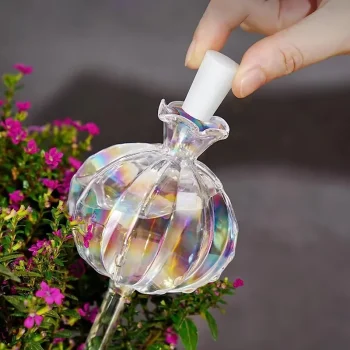 Simulated Glass Automatic Plant Watering Bulbs Shape Flower Plant Water Dripper Lightweight Plant Device Drip Irrigation System - Image 5