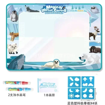 Oversized Magical Water Canvas pens Montessori Toys Learning Blanket Writing Children Drawing Repeated Graffiti Painting kid toy - Image 17