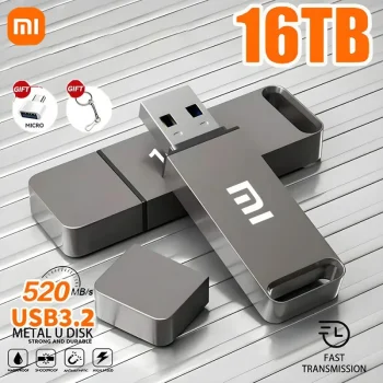 Xiaomi Original Pen Drive 16TB USB 3.2 Flash Drive High-Speed Pen Drive Type-C Metal USB Memory For Computer Storage Devices2025 - Image 4