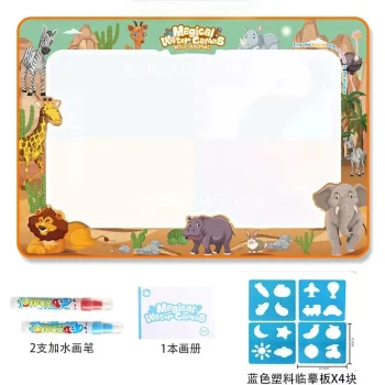 Oversized Magical Water Canvas pens Montessori Toys Learning Blanket Writing Children Drawing Repeated Graffiti Painting kid toy - Image 14