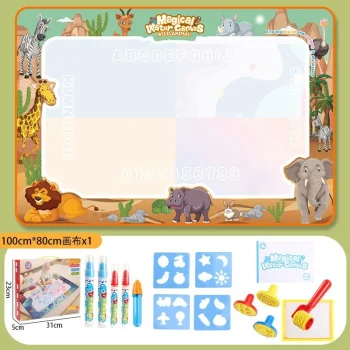 Oversized Magical Water Canvas pens Montessori Toys Learning Blanket Writing Children Drawing Repeated Graffiti Painting kid toy - Image 11