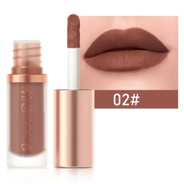 1pcs Waterproof Matte Velvet Lip Glaze Moisturizing Long Lasting Non-stick Cup Not Easy To Fade Lip Gloss Lipstick Makeup - Image 17