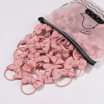 5Pcs Children Hair Ties Headdress Girls Scrunchies Elastic Hair Band Kids Hair Rope Bow Rubber Band Set Baby Accessories - Image 21