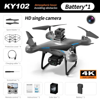 KY102 Drone Professional 4K HD Camera RC Aerial Photography Brushless Motor WIFI Lifting Obstacle Avoidance RC Quadcopter - Image 8