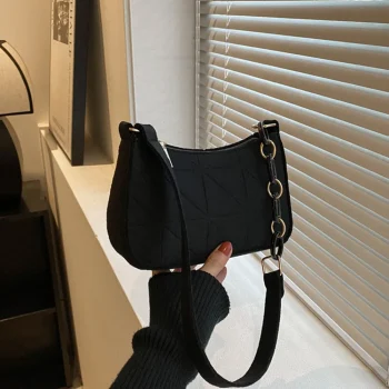 New Women Retro Underarm Bag Fashion Trend Simple Shoulder Bag Casual Crossbody Bag Autumn Winter Casual Light Weigh Purse - Image 4
