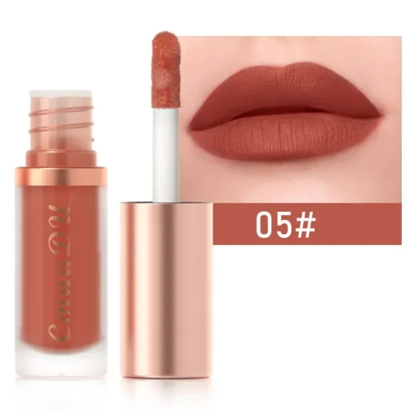 1pcs Waterproof Matte Velvet Lip Glaze Moisturizing Long Lasting Non-stick Cup Not Easy To Fade Lip Gloss Lipstick Makeup - Image 14