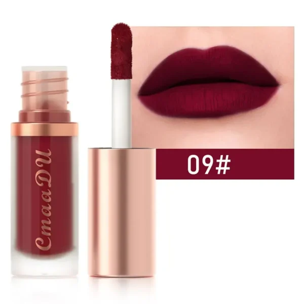 1pcs Waterproof Matte Velvet Lip Glaze Moisturizing Long Lasting Non-stick Cup Not Easy To Fade Lip Gloss Lipstick Makeup - Image 10