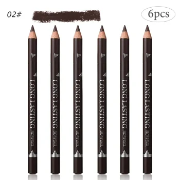 6/12Pcs Eye Brow Pencil Waterproof Professional Women Eye Makeup Pen Easy Color Natural Black Cosmetic Beauty Eyebrow Tool - Image 11