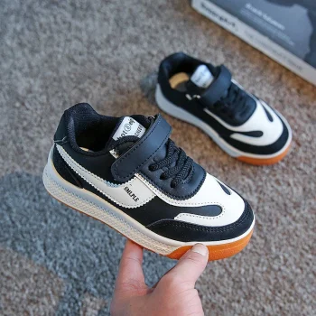 Spring Autumn New Children Sneakers Boys Girls Low Help Skate Leather Shoes Non-slip Soft Sole Versatile Sport Casual Shoes - Image 7