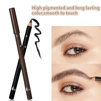 6/12Pcs Eye Brow Pencil Waterproof Professional Women Eye Makeup Pen Easy Color Natural Black Cosmetic Beauty Eyebrow Tool - Image 5