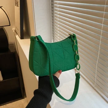 New Women Retro Underarm Bag Fashion Trend Simple Shoulder Bag Casual Crossbody Bag Autumn Winter Casual Light Weigh Purse - Image 9