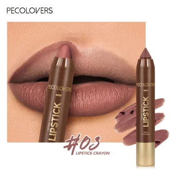 Velvet Lip Liner Crayon, Matte Tapered Gradient Lipstick Pen, Waterproof Non-Sticky Contouring Lip Makeup, Mixed Color System - Image 11