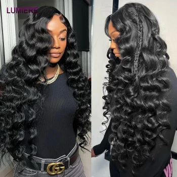 38 40 Inch Loose Deep Wave Human Hair Bundles With 4X4 5x5 6x6 HD Lace Closure Brazilian Hair Weave Bundles With Closure Frontal - Image 4