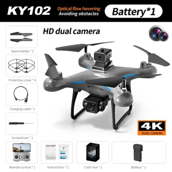 KY102 Drone Professional 4K HD Camera RC Aerial Photography Brushless Motor WIFI Lifting Obstacle Avoidance RC Quadcopter - Image 7