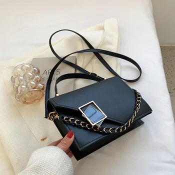 Women Luxury Designer Shoulder Bag-Retro Flap Crossbody with Chain Small Square Rhombus Messenger-Fashion Armpit Bag for Girls - Image 9