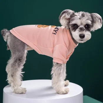 Dogs Winter Cute Clothes Puppy Warm Pullover Sweatshirt Bear Pattern Pet Jacket for Small Medium Dog Cat Coats Chihuahua Costume - Image 3