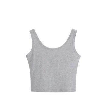 Hot Sale Half Body Small Camisole Vest for Women Short Yoga Exercise with A Leaky Navel and A Sleeveless Sexy Slim Fit Top - Image 7