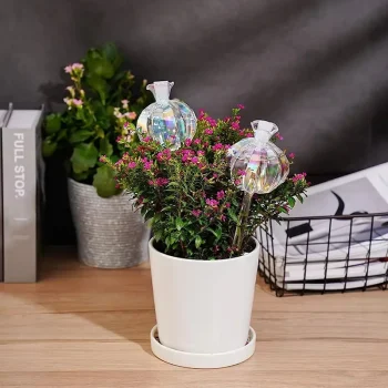 Simulated Glass Automatic Plant Watering Bulbs Shape Flower Plant Water Dripper Lightweight Plant Device Drip Irrigation System - Image 4