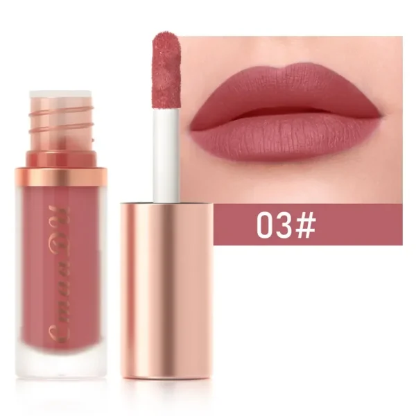 1pcs Waterproof Matte Velvet Lip Glaze Moisturizing Long Lasting Non-stick Cup Not Easy To Fade Lip Gloss Lipstick Makeup - Image 16