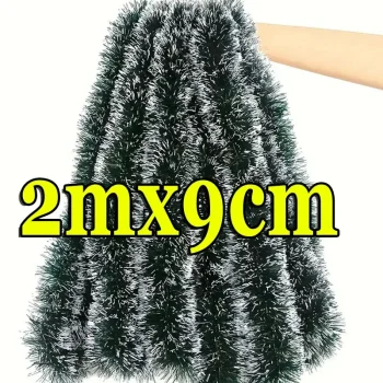 60/2m Christmas Green Cane Ribbons Garland Xmas Tree Ornaments Cane Ribbon Wreath Hanging Pendents DIY Home Party Decor Supplies - Image 8