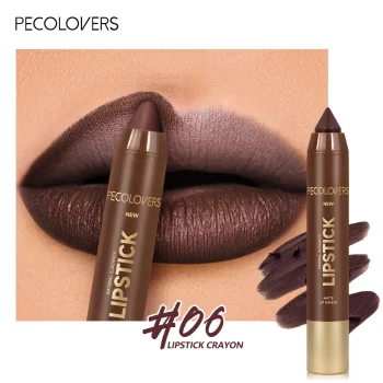 Velvet Lip Liner Crayon, Matte Tapered Gradient Lipstick Pen, Waterproof Non-Sticky Contouring Lip Makeup, Mixed Color System - Image 7