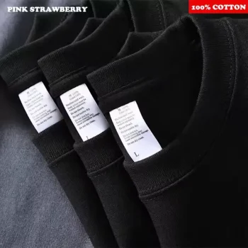 American Letter Print T-shirt Men Autumn 2025 New 100% Cotton Oversize Black Long sleeves Loose Casual Tee Y2k Top Man clothing - Image 6