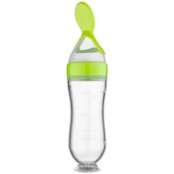 Baby Silicone Squeezing Feeding Bottle Newborn Baby Training Spoon Infant Cereal Food Supplement Feeder Bbay Safe Tableware - Image 9