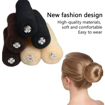 Magic Roll Foam Sponge Easy Big Ring Women Fashion Hair Bun Maker Donut Hair Styling Tools Hairstyle Hair Accessories for Girls - Image 6