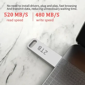 Xiaomi 2TB USB 3.2 Flash Drive High Speed Metal U Disk TypeC Memory Stick Waterproof SSD Storage PC Phone Data Transfer Portable - Image 2