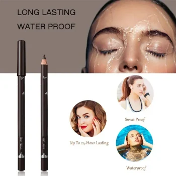 6/12Pcs Eye Brow Pencil Waterproof Professional Women Eye Makeup Pen Easy Color Natural Black Cosmetic Beauty Eyebrow Tool - Image 4