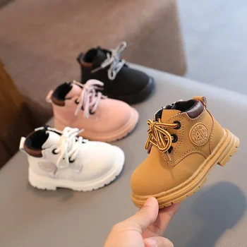Motorcycle Style Baby Boots Spring Autumn Toddler Shoes Infant Outdoor First Walkers Baby Boy Girl Soft PU Leather Ankle Boots - Image 2
