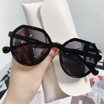 Sunglasses for Women Geometry Shape Frame Fashion Glasses Vintage Big Sunshades Shades Очки Солнечные Женские Очки 선글라스 - Image 2