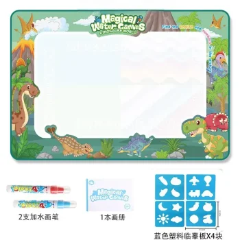 Oversized Magical Water Canvas pens Montessori Toys Learning Blanket Writing Children Drawing Repeated Graffiti Painting kid toy - Image 9