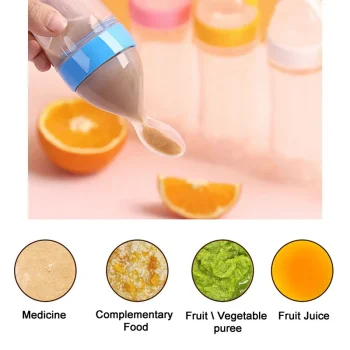Baby Silicone Squeezing Feeding Bottle Newborn Baby Training Spoon Infant Cereal Food Supplement Feeder Bbay Safe Tableware - Image 6