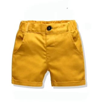 Kids Boys Clothes Sets Gentleman Suit Short Sleeve Shirt Bowtie+Shoulder Strap+Shorts Pants Baby Children Formal School Outfits - Image 6