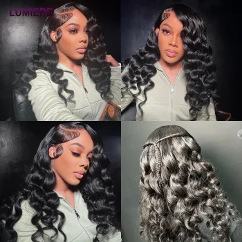 Loose Deep Wave Human Hair Bundles With 4x4 5x5 6x6 HD Transparent Lace Closure Frontal HD Raw Virgin Hair Bundle Hair Extension - Image 6
