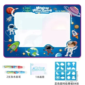 Oversized Magical Water Canvas pens Montessori Toys Learning Blanket Writing Children Drawing Repeated Graffiti Painting kid toy - Image 15