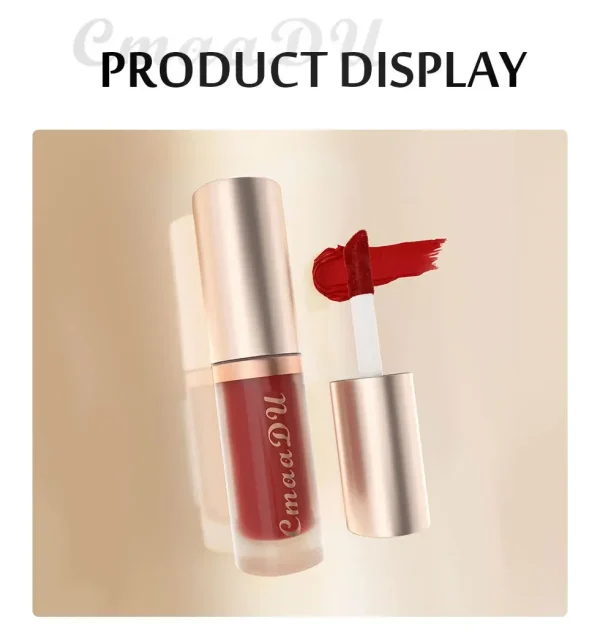 1pcs Waterproof Matte Velvet Lip Glaze Moisturizing Long Lasting Non-stick Cup Not Easy To Fade Lip Gloss Lipstick Makeup - Image 4